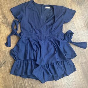 Altar-d-state Women's Navy and Blue Playsuit-romper